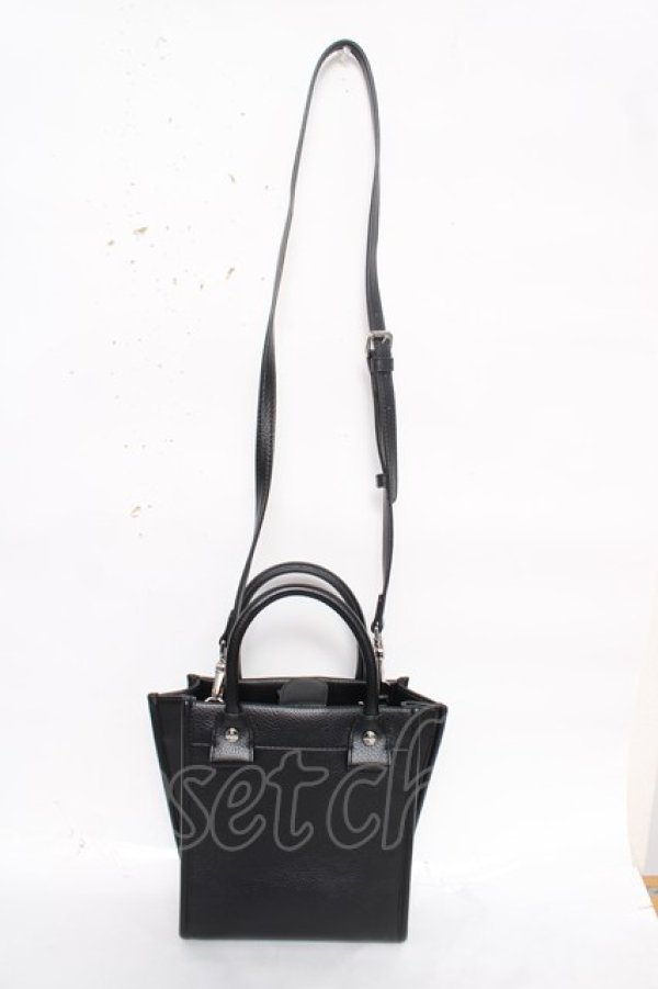 画像2: ヴィヴィアンウエストウッド 中古 / TEDDY SMALL TOTE CROSSBODY（テディスモールトートクロスボティバッグ）  ブラック  Y-26-03-22-041-ba-SZ-ZS (2)