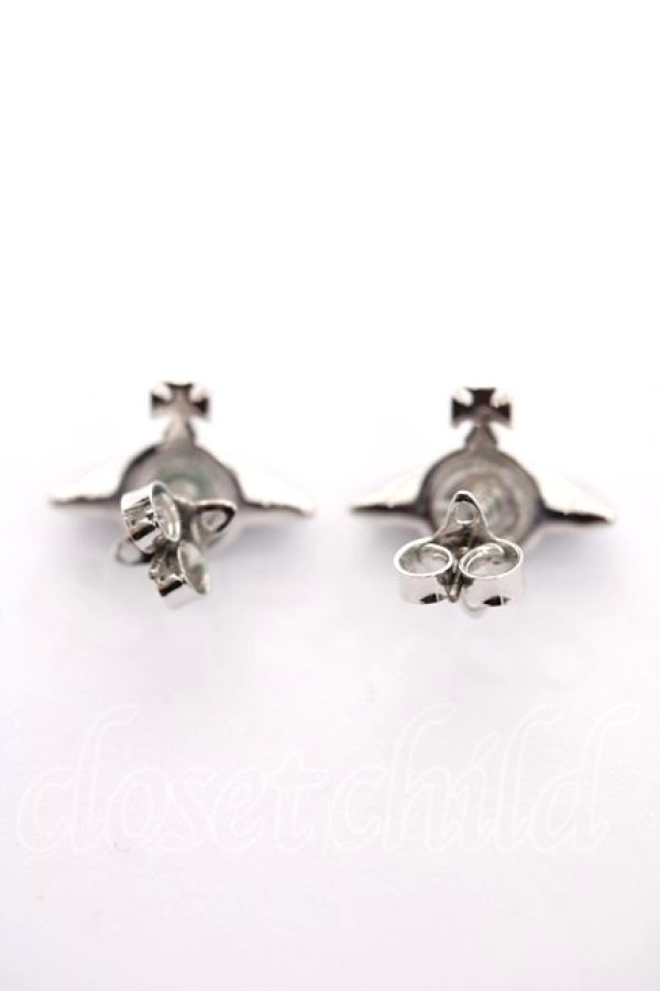 画像2: ヴィヴィアンウエストウッド 中古 / SOLID ORB EARRINGS  シルバー  Y-26-03-22-005-er-SZ-ZY (2)