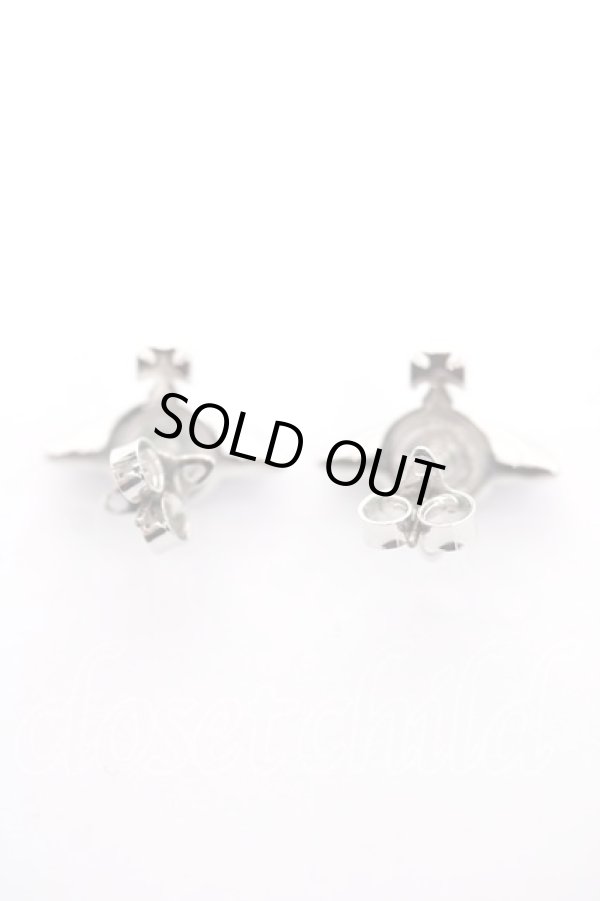 画像2: ヴィヴィアンウエストウッド 中古 / SOLID ORB EARRINGS  シルバー  Y-26-03-22-005-er-SZ-ZH (2)