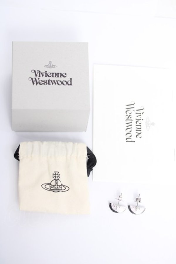 画像4: ヴィヴィアンウエストウッド 中古 / SOLID ORB EARRINGS  シルバー  Y-26-03-22-005-er-SZ-ZY (4)