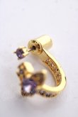 画像2: ヴィヴィアンウエストウッド MAN 中古 / MAITENA SINGLE EARRINGS  ゴールド×パープル  Y-26-03-22-006-er-SZ-ZY (2)