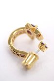 画像3: ヴィヴィアンウエストウッド MAN 中古 / MAITENA SINGLE EARRINGS  ゴールド×パープル  Y-26-03-22-006-er-SZ-ZY (3)