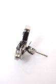 画像3: ヴィヴィアンウエストウッド MAN 中古 / KITTYシングルピアス  シルバー×ブラック  Y-26-03-22-007-er-SZ-ZY (3)