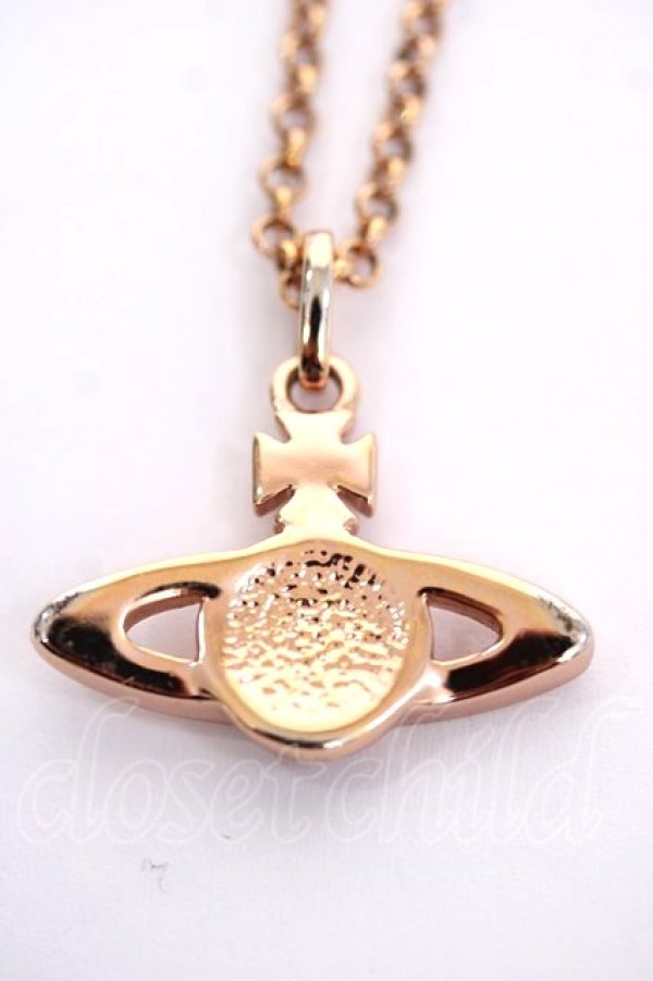 画像2: ヴィヴィアンウエストウッド 中古 / MINI BAS RELIEF PENDANT  ピンクゴールド  Y-26-03-22-010-nl-SZ-ZY (2)