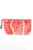 画像2: ANGLOMANIA 中古 / ロゴ柄ポーチ  赤  Y-26-03-22-016-gd-AS-ZY (2)