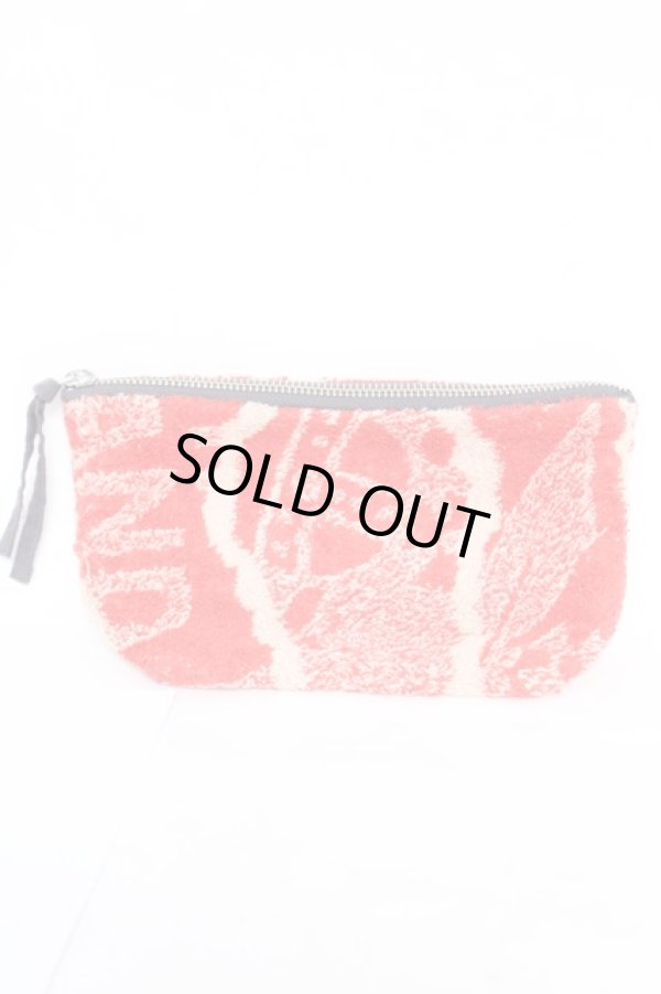 画像2: ANGLOMANIA 中古 / ロゴ柄ポーチ  赤  Y-26-03-22-016-gd-AS-ZY (2)