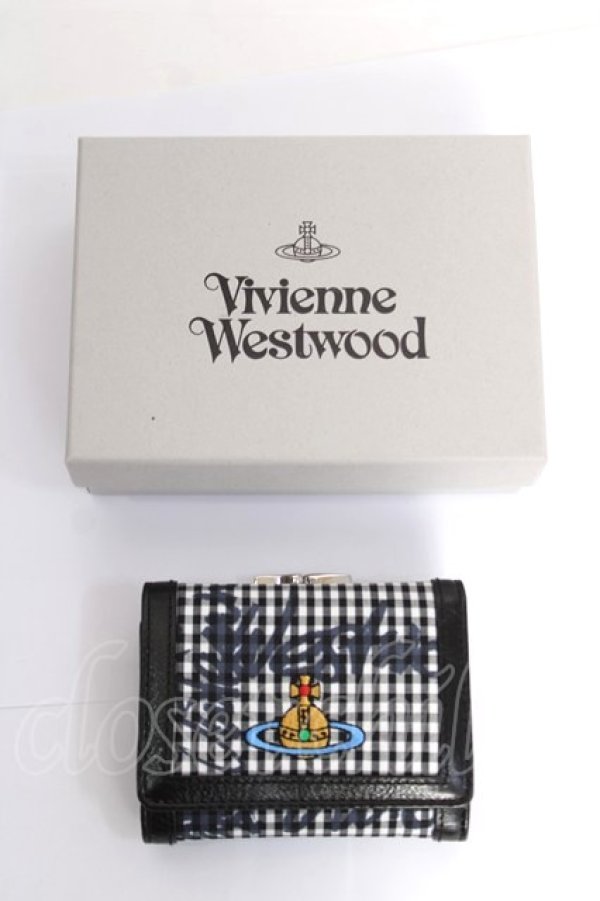 画像7: ヴィヴィアンウエストウッド 中古 / SMALL FRAME WALLET  ブラック  Y-26-03-22-028-wa-SZ-ZY (7)