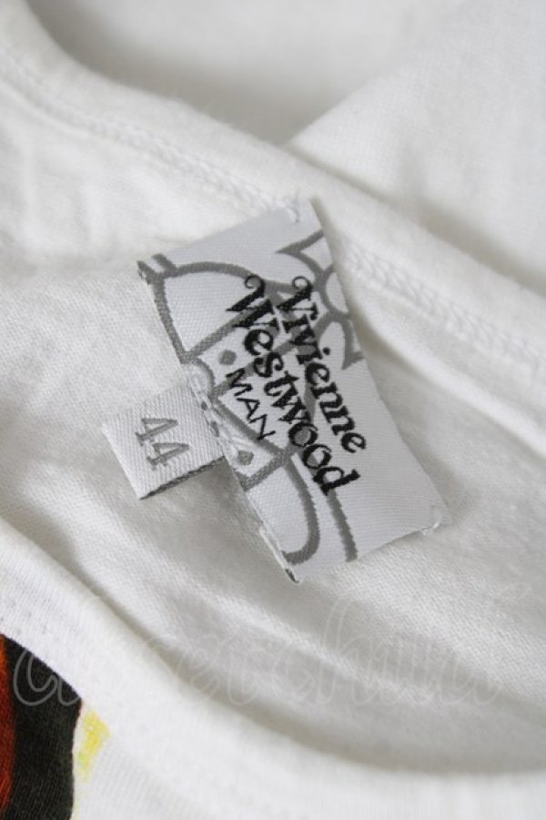 画像5: ヴィヴィアンウエストウッド MAN 中古 / SOSオーブTシャツ 44 ホワイト  Y-26-04-08-020-ts-SZ-ZY (5)
