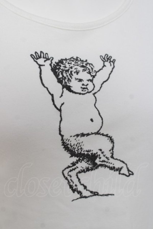 画像4: ヴィヴィアンウエストウッド 中古 / サティアプリントカットソー S ホワイト  Y-26-04-08-021-to-SZ-ZY (4)