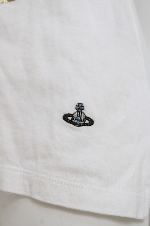 画像4: ヴィヴィアンウエストウッド MAN 中古 / ナポレオンpt半袖Tシャツ 44 白  Y-26-04-08-022-ts-SZ-ZY (4)