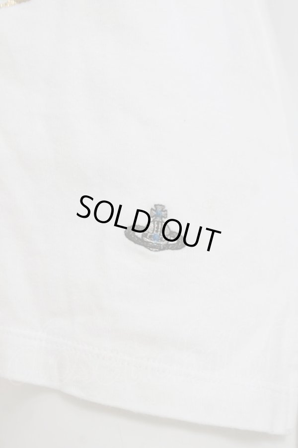 画像4: ヴィヴィアンウエストウッド MAN 中古 / ナポレオンpt半袖Tシャツ 44 白  Y-26-04-08-022-ts-SZ-ZY (4)