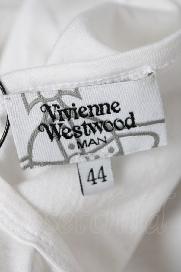 画像6: ヴィヴィアンウエストウッド MAN 中古 / ナポレオンpt半袖Tシャツ 44 白  Y-26-04-08-022-ts-SZ-ZY (6)