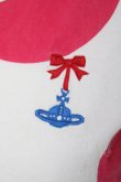 画像5: ヴィヴィアンウエストウッド 中古 / スポット柄リボンオーブ刺繍Tシャツ 1 ホワイト  Y-26-04-08-024-to-SZ-ZY (5)
