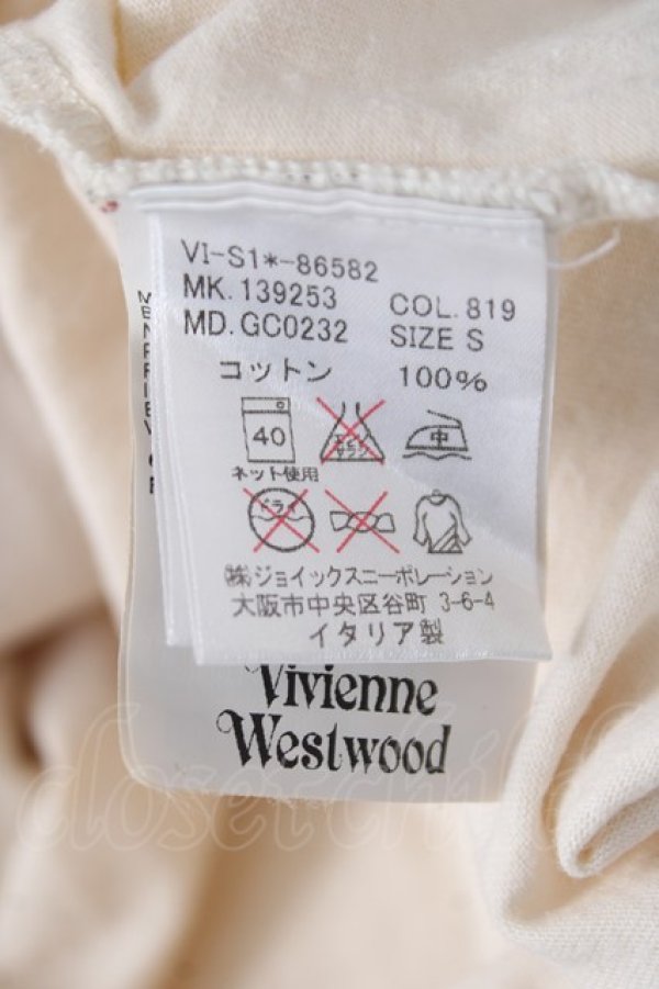 画像6: ヴィヴィアンウエストウッド MAN 中古 / サティアプリントワインステインTシャツ S 生成リ  Y-26-04-08-025-ts-SZ-ZY (6)