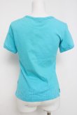画像2: ヴィヴィアンウエストウッド 中古 / カラーオーブ刺繍Tシャツ XS ブルー  Y-26-04-08-028-ts-SZ-ZY (2)