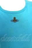 画像4: ヴィヴィアンウエストウッド 中古 / カラーオーブ刺繍Tシャツ XS ブルー  Y-26-04-08-028-ts-SZ-ZY (4)