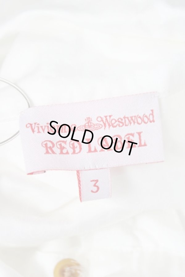 画像7: ヴィヴィアンウエストウッド 中古 / プリーツフリルブラウス 3 ホワイト  Y-26-04-08-031-bl-SZ-ZY (7)
