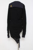 画像2: ヴィヴィアンウエストウッド MAN 中古 / セーラーカラー変形トップス 44 黒  Y-26-04-08-037-to-SZ-ZY (2)