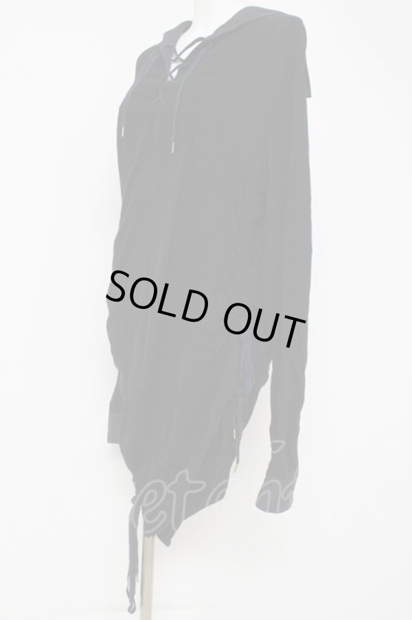 画像3: ヴィヴィアンウエストウッド MAN 中古 / セーラーカラー変形トップス 44 黒  Y-26-04-08-037-to-SZ-ZY (3)