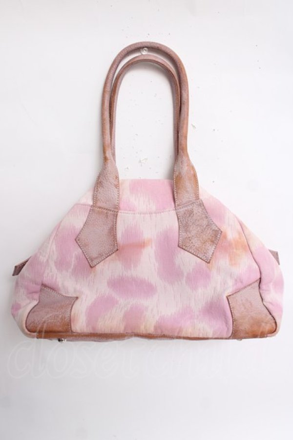 画像3: ヴィヴィアンウエストウッド 中古 / leopard yasmin bag large ピンク  Y-26-04-08-006-ba-SZ-ZY (3)