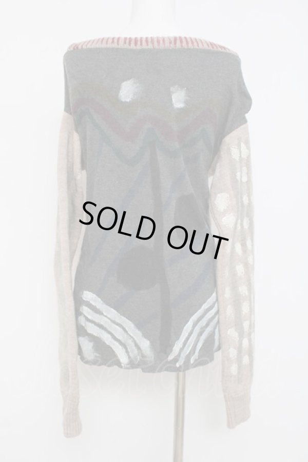 画像2: ヴィヴィアンウエストウッド 中古 / モンスターニット M ベージュ  Y-26-04-08-042-to-SZ-ZY (2)