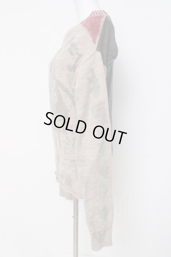 画像3: ヴィヴィアンウエストウッド 中古 / モンスターニット M ベージュ  Y-26-04-08-042-to-SZ-ZY (3)