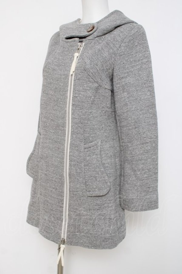 画像3: ヴィヴィアンウエストウッド 中古 / アシンメトリックフードパーカー 2 グレー  Y-26-04-08-044-to-SZ-ZY (3)