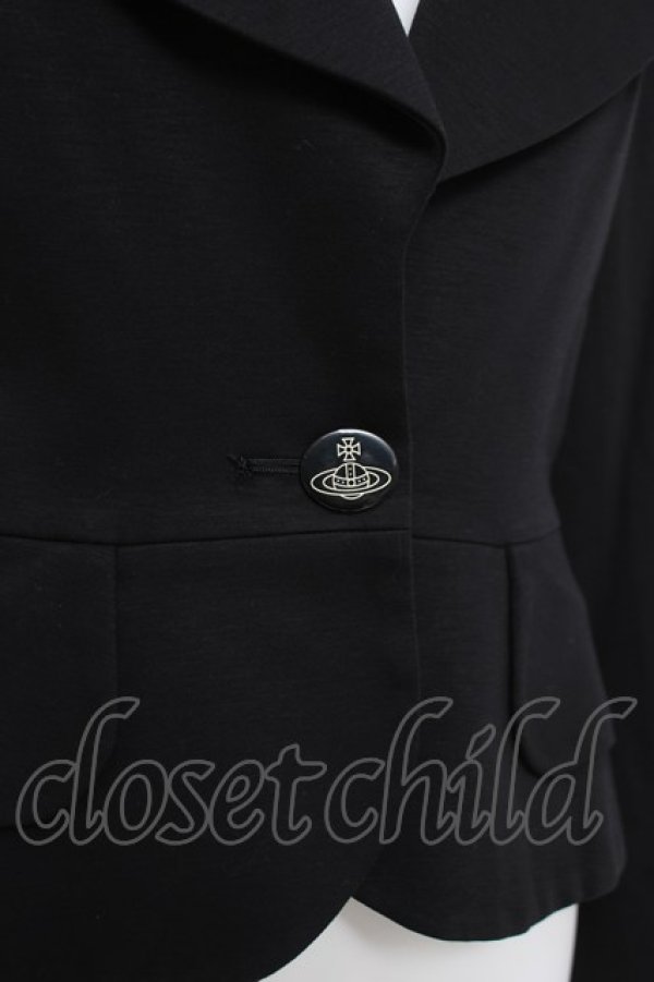 画像5: ヴィヴィアンウエストウッド 中古 / ラブジャケット(バレンシア生地） 2 ブラック  Y-26-04-08-045-jc-SZ-ZY (5)