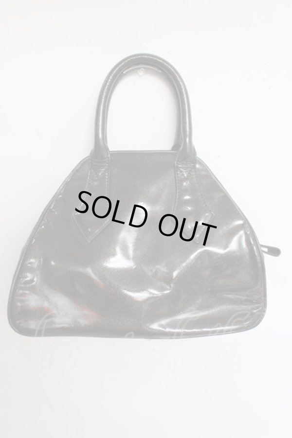 画像2: ヴィヴィアンウエストウッド 中古 / グリッターチャンスリーヤスミンバッグ  黒  Y-26-04-08-007-ba-SZ-ZY (2)