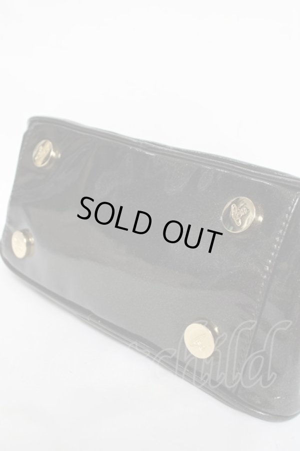 画像7: ヴィヴィアンウエストウッド 中古 / グリッターチャンスリーヤスミンバッグ  黒  Y-26-04-08-007-ba-SZ-ZY (7)