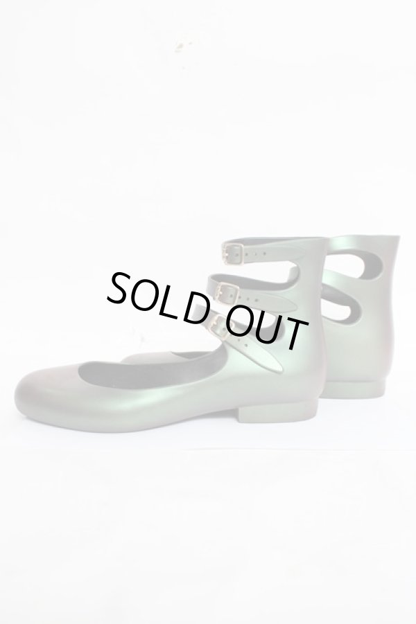 画像2: ヴィヴィアンウエストウッド 中古 / ANGLOMANIA×melissa Ballerinaシューズ 24 グリーン  Y-26-04-08-009-sh-SZ-ZH (2)