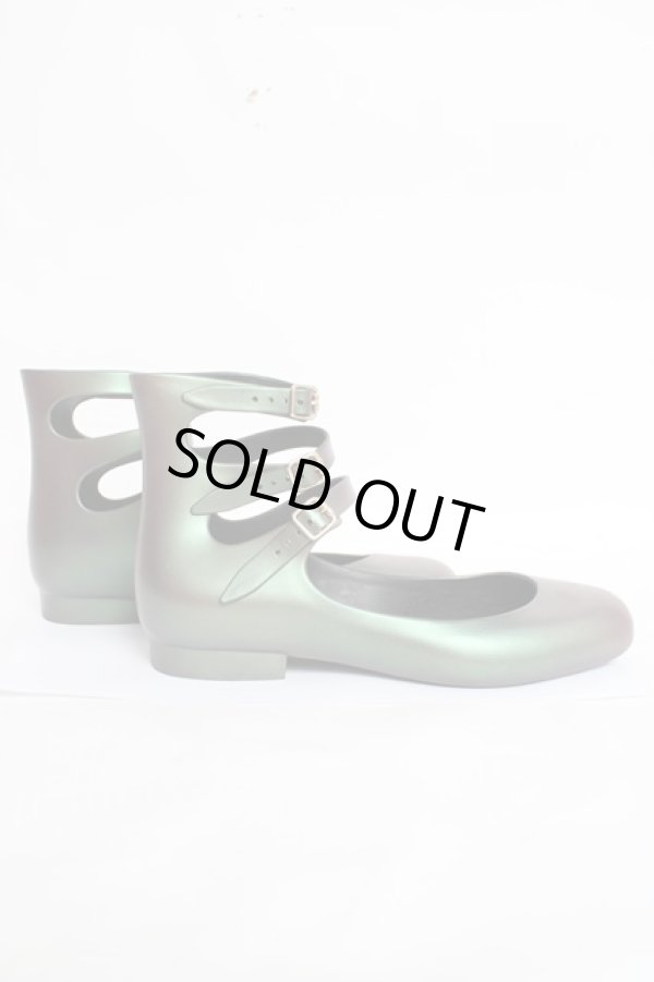 画像4: ヴィヴィアンウエストウッド 中古 / ANGLOMANIA×melissa Ballerinaシューズ 24 グリーン  Y-26-04-08-009-sh-SZ-ZH (4)