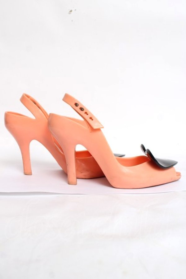 画像4: ヴィヴィアンウエストウッド×Melissa 中古 / Lady Dragonシューズ 5 オレンジ  Y-26-04-08-011-sh-SZ-ZY (4)