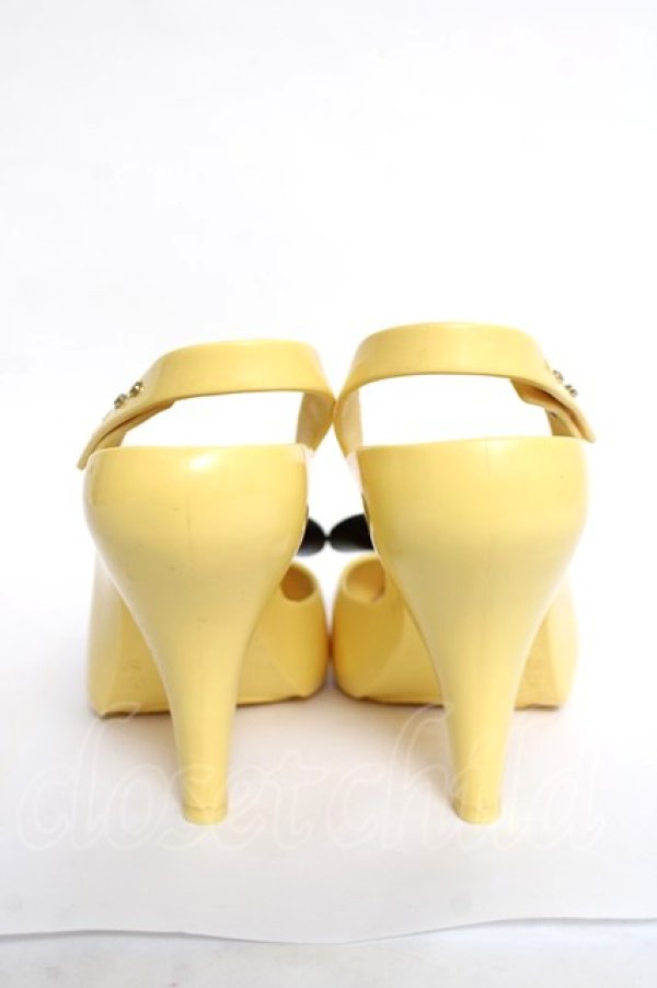 画像3: ヴィヴィアンウエストウッド×Melissa 中古 / Lady Dragonシューズ 7 イエロー  Y-26-04-08-012-sh-SZ-ZY (3)