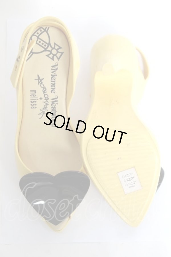 画像5: ヴィヴィアンウエストウッド×Melissa 中古 / Lady Dragonシューズ 7 イエロー  Y-26-04-08-012-sh-SZ-ZY (5)