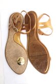 画像5: ヴィヴィアンウエストウッド×Melissa 中古 / ボタンサンダル 6 ゴールド  Y-26-04-08-013-sh-SZ-ZY (5)