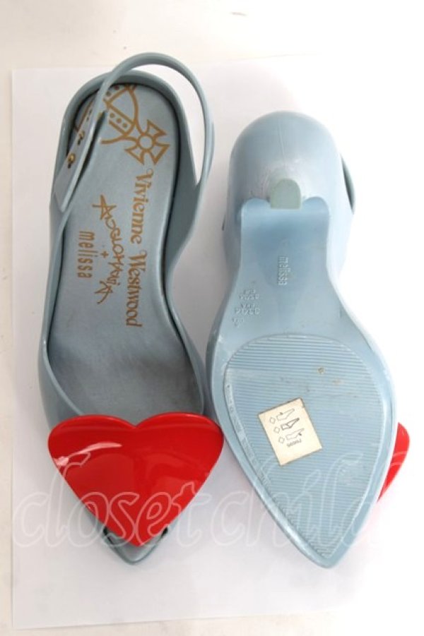 画像5: ヴィヴィアンウエストウッド×Melissa 中古 / Lady Dragonシューズ 5 サックス  Y-26-04-08-014-sh-SZ-ZY (5)