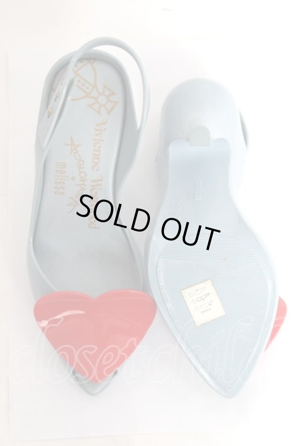 画像5: ヴィヴィアンウエストウッド×Melissa 中古 / Lady Dragonシューズ 5 サックス  Y-26-04-08-014-sh-SZ-ZY (5)