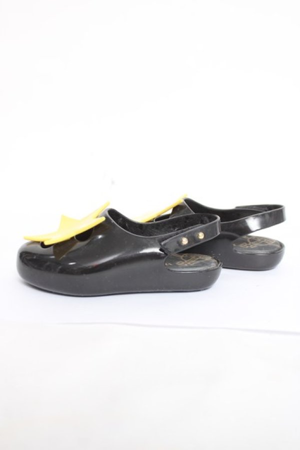 画像2: ヴィヴィアンウエストウッド×Melissa 中古 / Baby Bowシューズ 13cm 黒  Y-26-04-08-015-sh-SZ-ZY (2)
