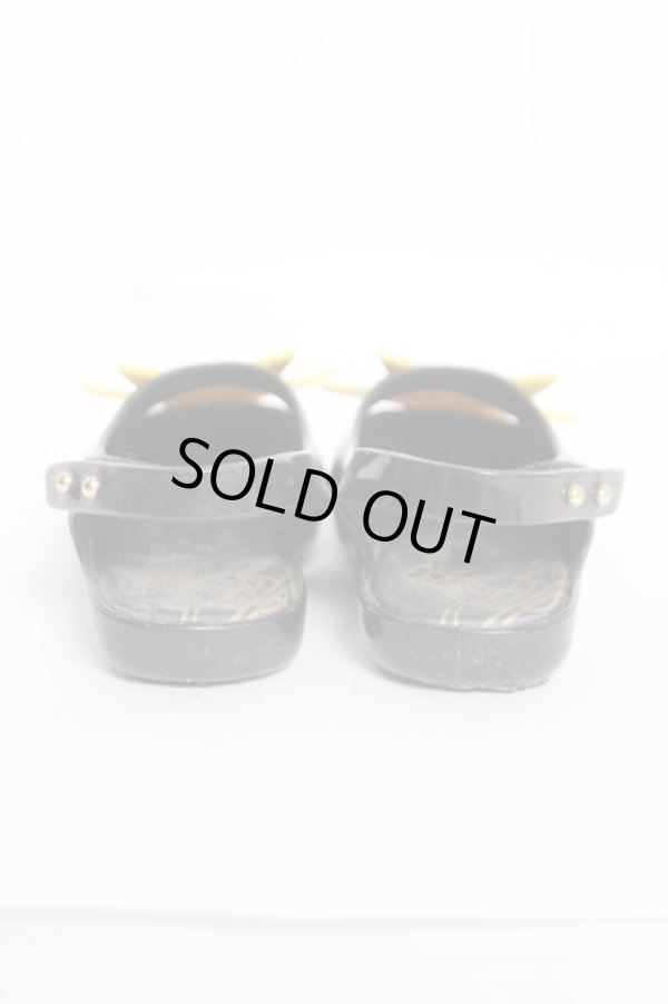 画像3: ヴィヴィアンウエストウッド×Melissa 中古 / Baby Bowシューズ 13cm 黒  Y-26-04-08-015-sh-SZ-ZY (3)