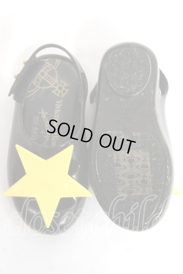 画像5: ヴィヴィアンウエストウッド×Melissa 中古 / Baby Bowシューズ 13cm 黒  Y-26-04-08-015-sh-SZ-ZY (5)