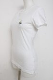 画像3: ヴィヴィアンウエストウッド 中古 / カラーオーブ刺繍Tシャツ XS ホワイト  Y-26-04-08-017-ts-SZ-ZY (3)