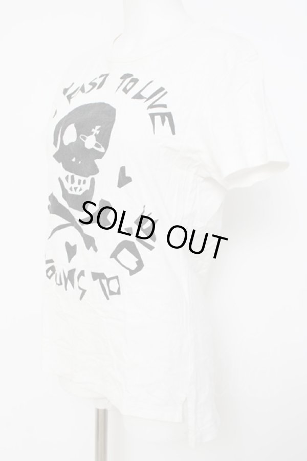 画像3: ヴィヴィアンウエストウッド MAN 中古 / TOO FAST TO LIVE Tシャツ 44 ホワイト  Y-26-04-08-019-to-SZ-ZY (3)