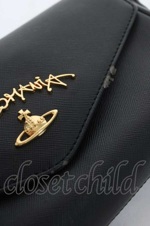 画像4: ANGLOMANIA 中古 / レザーショルダーバッグ  ブラック  Y-26-04-15-003-ba-SZ-ZY (4)