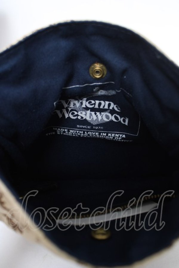 画像6: ヴィヴィアンウエストウッド 中古 / POMADOUR MINI SACK  ベージュ  Y-26-04-15-007-ba-SZ-ZY (6)