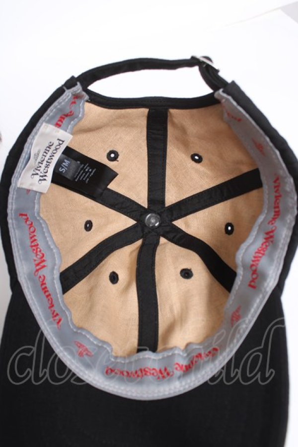 画像5: ヴィヴィアンウエストウッド 中古 / BASEBALL CAP S/M ブラック  Y-26-05-03-026-ha-SZ-ZY (5)