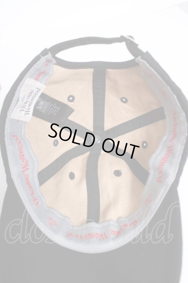 画像5: ヴィヴィアンウエストウッド 中古 / BASEBALL CAP S/M ブラック  Y-26-05-03-026-ha-SZ-ZY (5)