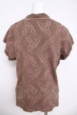 画像2: ヴィヴィアンウエストウッド 中古 / SIDE STRIPPED POLO SHIRTS XS カーキブラウン  Y-26-05-03-032-bl-SZ-ZY (2)