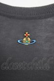 画像3: ヴィヴィアンウエストウッド 中古 / カラーオーブ刺繍半袖サマーニット M グレー  Y-26-05-03-038-to-SZ-ZY (3)