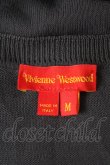 画像4: ヴィヴィアンウエストウッド 中古 / カラーオーブ刺繍半袖サマーニット M グレー  Y-26-05-03-038-to-SZ-ZY (4)